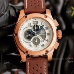 Tag Heuer MP4-12C Chronograph Knockoff Watch Rose Gold Brown Leather Strap